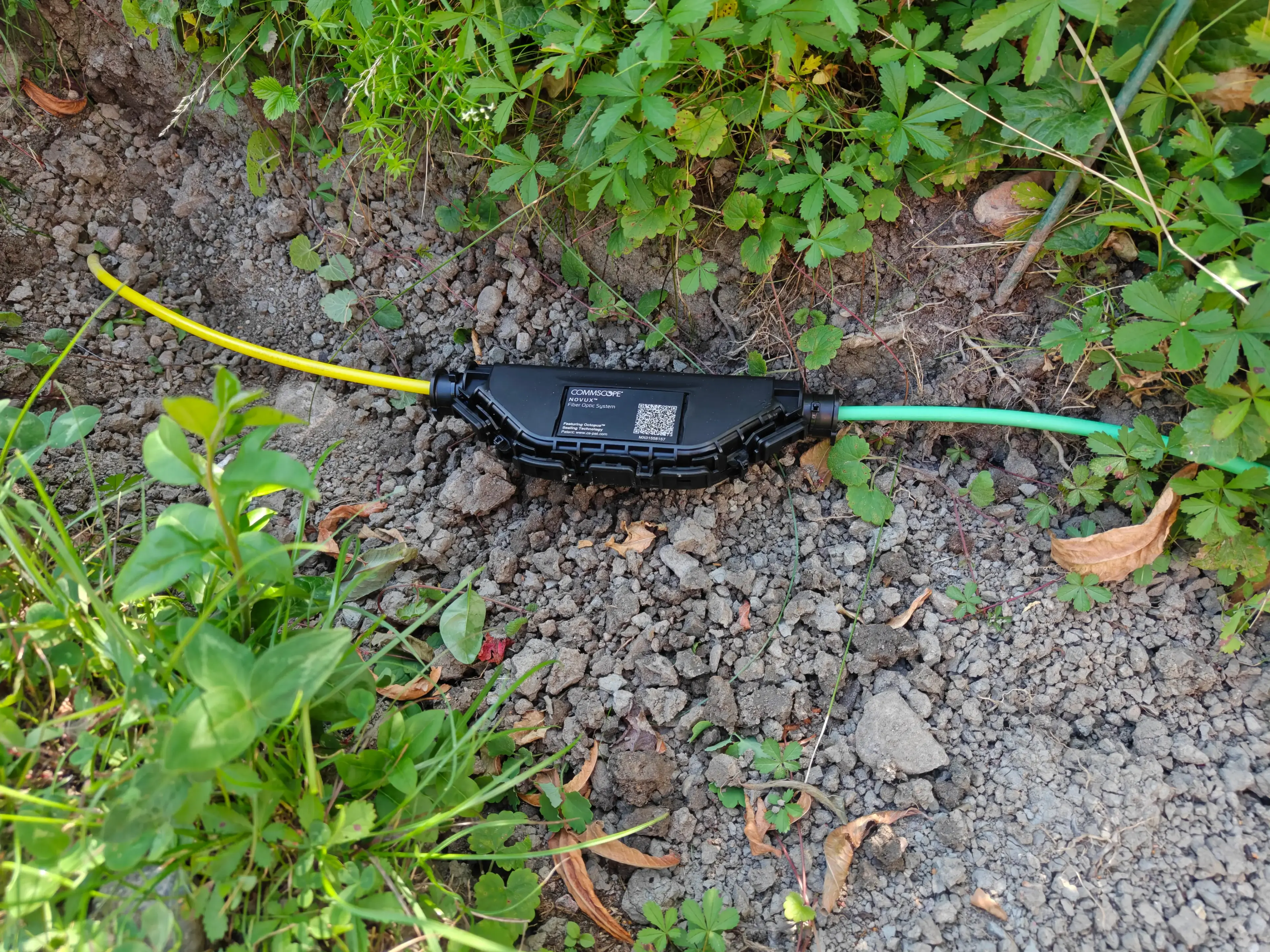 Skarvning av fiberkabel