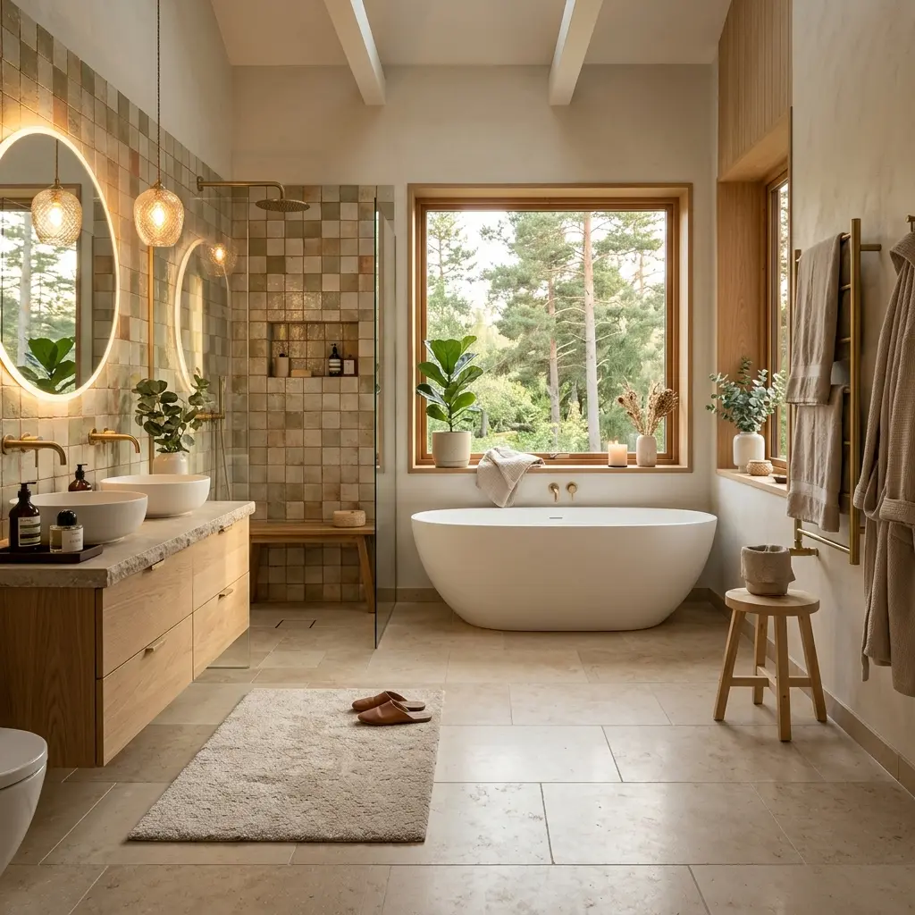 Bathroom underfloor heating